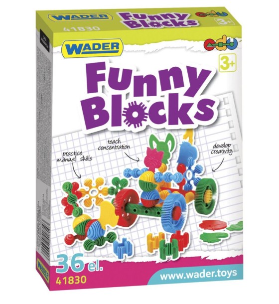 Конструктор Wader Funny blocks (41830)