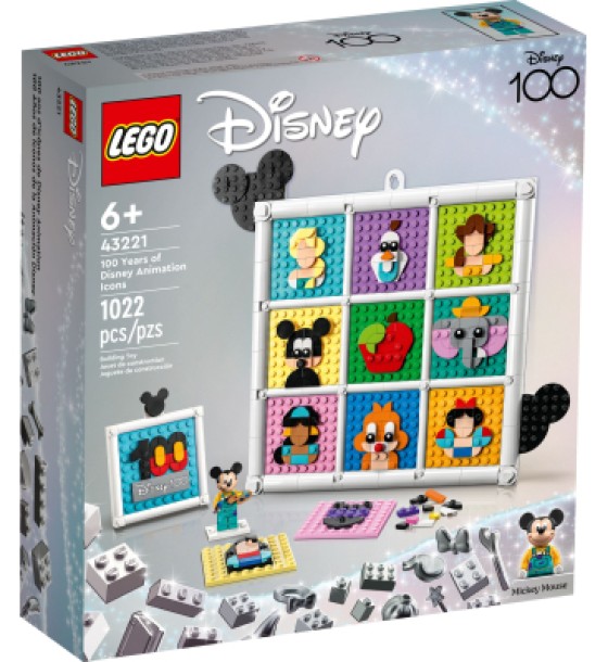 Конструктор LEGO Disney 100-та річниця мультиплікації Disney 1022 деталей (43221)
