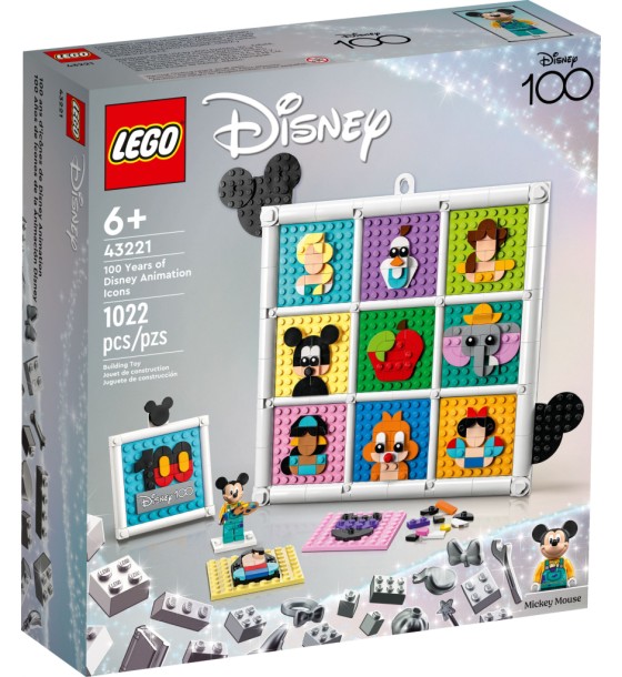 Конструктор LEGO Disney 100-та річниця мультиплікації Disney 1022 деталей (43221)