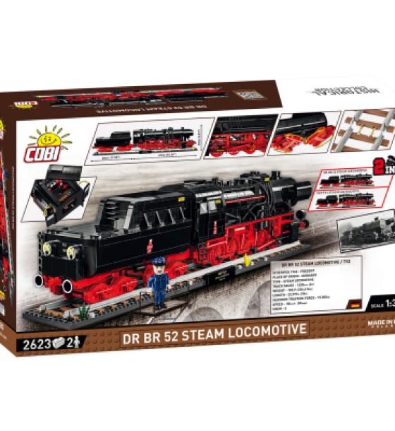Конструктор Cobi Локомотив DRB Class 52 Ексклюзивний набір 1:35, 2623 деталей (COBI-6280)