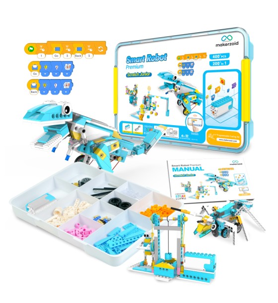 Конструктор Makerzoid Smart Robot Premium (MKZ-PF-PM)