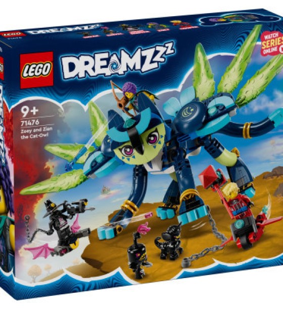 Конструктор LEGO DREAMZzz Зоуі й котосова Зіан 437 деталей (71476)