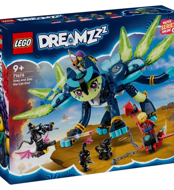 Конструктор LEGO DREAMZzz Зоуі й котосова Зіан 437 деталей (71476)