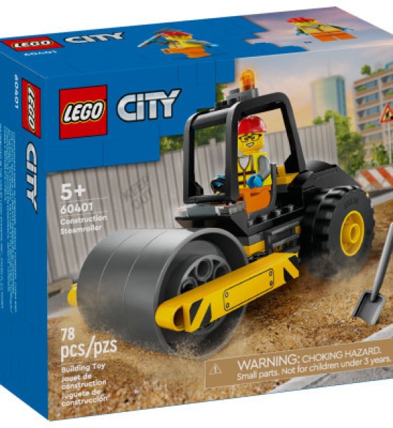 Конструктор LEGO City Будівельний паровий каток 78 деталей (60401)