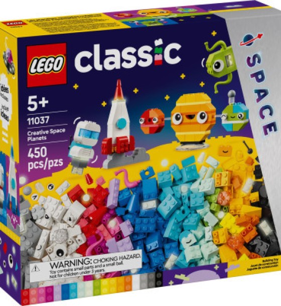 Конструктор LEGO Classic Творчі космічні обʼєкти 450 деталей (11037)