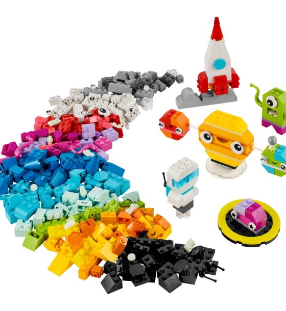 Конструктор LEGO Classic Творчі космічні обʼєкти 450 деталей (11037)