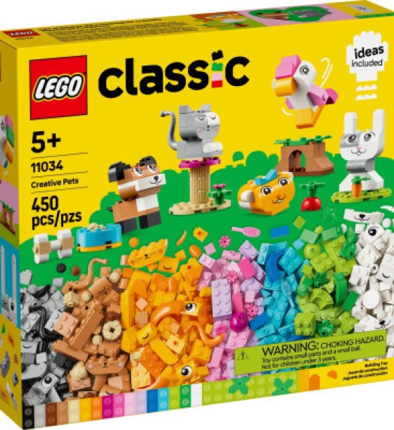 Конструктор LEGO Classic Творчі улюбленці 450 деталей (11034)