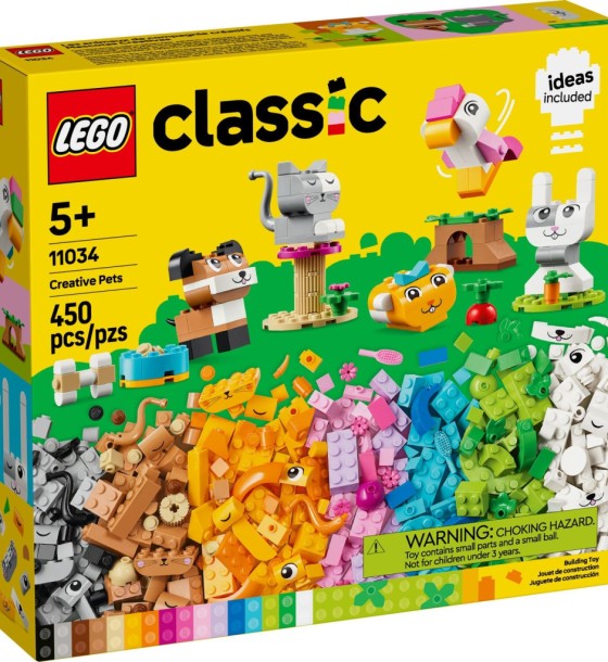 Конструктор LEGO Classic Творчі улюбленці 450 деталей (11034)