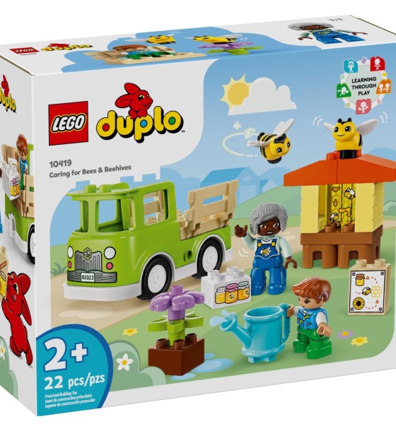 Конструктор LEGO DUPLO Town Догляд за бджолами й вуликами 22 деталей (10419)
