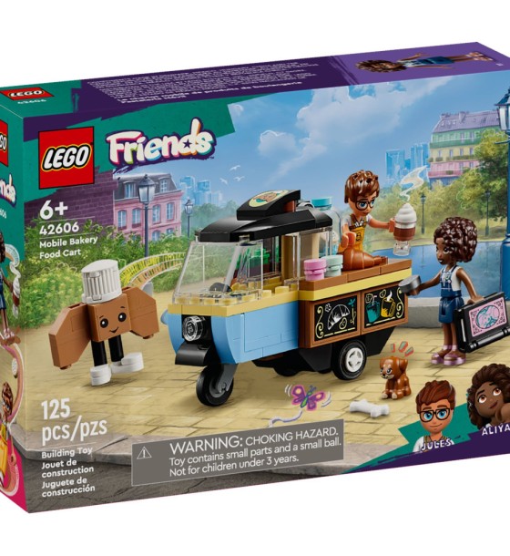 Конструктор LEGO Friends Пекарня на колесах 125 деталей (42606)