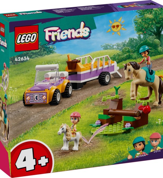 Конструктор LEGO Friends Причіп для коня й поні 105 деталей (42634)