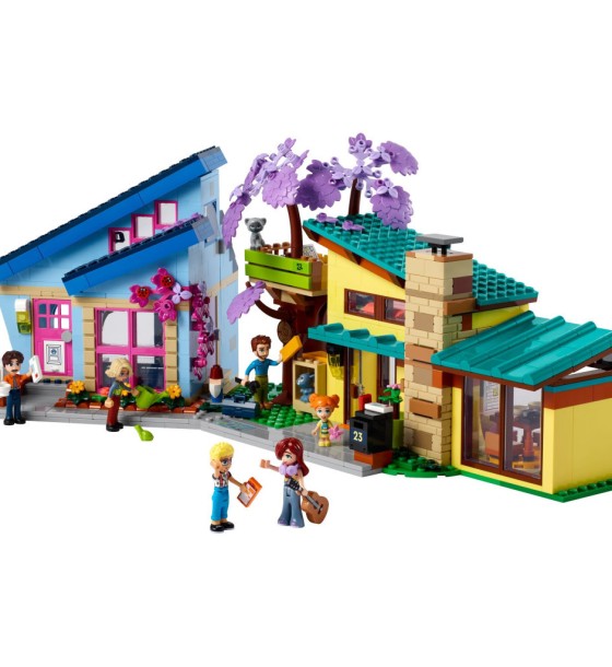 Конструктор LEGO Friends Родинні будинки Оллі й Пейслі 1126 деталей (42620)