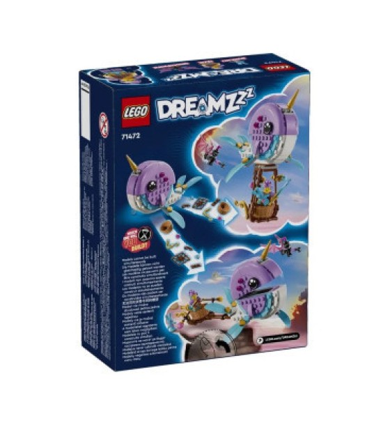 Конструктор LEGO DREAMZzz Повітряна куля Іззі «Нарвал» 156 деталей (71472)