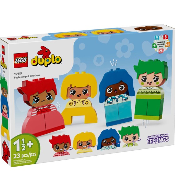 Конструктор LEGO DUPLO My First Сильні почуття та емоції 23 деталей (10415)