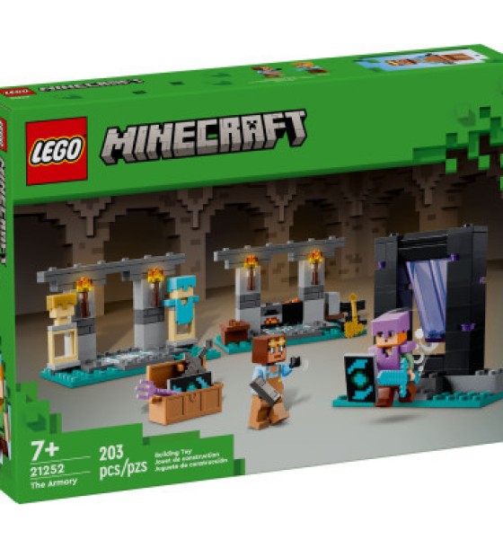Конструктор LEGO Minecraft Зброярня 203 деталей (21252)