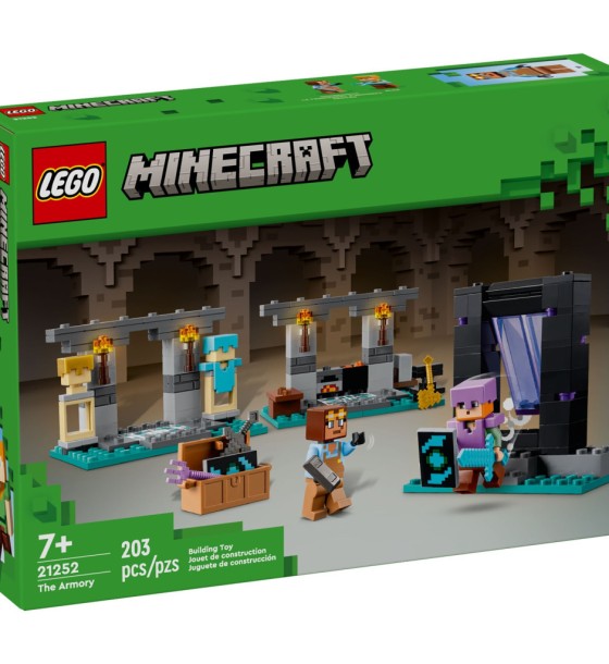Конструктор LEGO Minecraft Зброярня 203 деталей (21252)