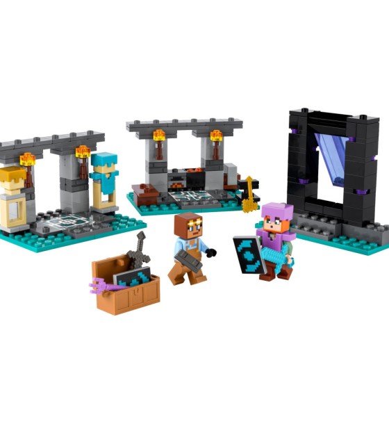 Конструктор LEGO Minecraft Зброярня 203 деталей (21252)