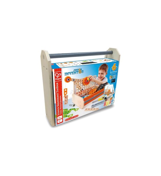 Конструктор Hape Junior Inventor Інструменти для експериментів 32 елемента (E3029)