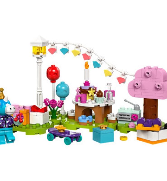 Конструктор LEGO Animal Crossing Вечірка з нагоди дня народження Julian 170 деталей (77046)