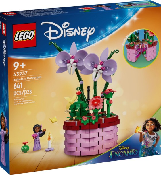 Конструктор LEGO Disney Princess Classic Квітковий горщик Ізабели 641 деталь (43237)