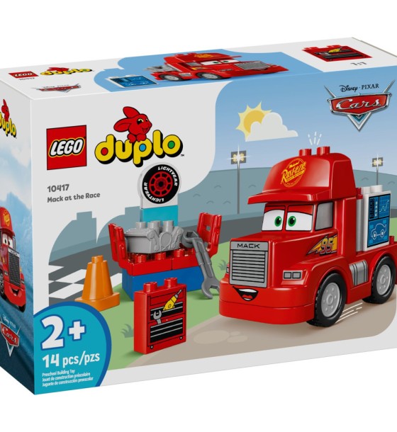 Конструктор LEGO DUPLO Disney Мак на перегонах 14 деталей (10417)