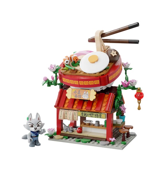 Конструктор Pantasy Kung Fu Panda Кунгфу Панда Міні Вид на вулицю - Раменна крамниця Чжена (86506)
