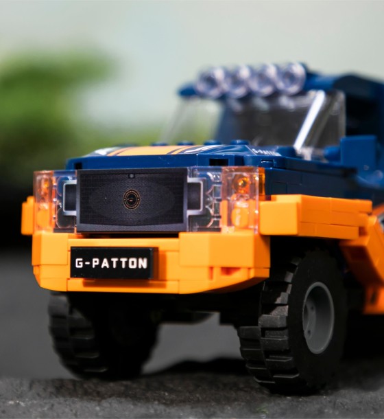 Конструктор Pantasy George Patton G-PATTON ️GX 1:18 помаранчевий (86701)