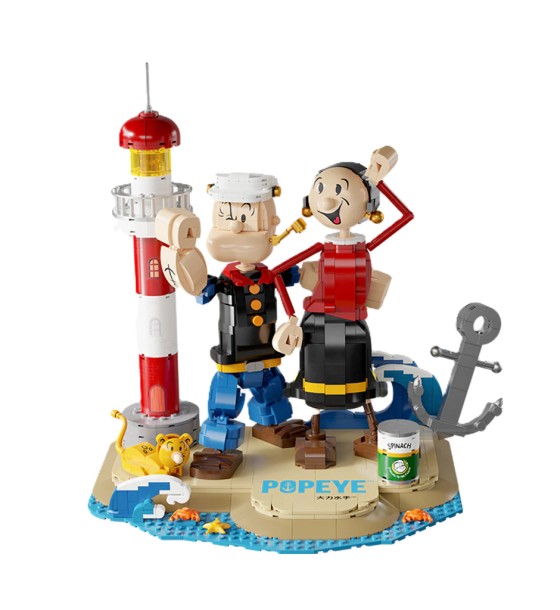 Конструктор Pantasy Popeye Папай з Оливою (86401)