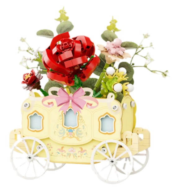 Конструктор Pantasy Original - Flower Cart Кошик із трояндами (15027)