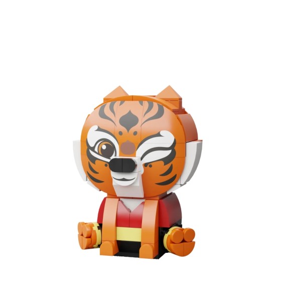 Конструктор Pantasy Kung Fu Panda Серія Сидячий малюк - Тигриця (99125)