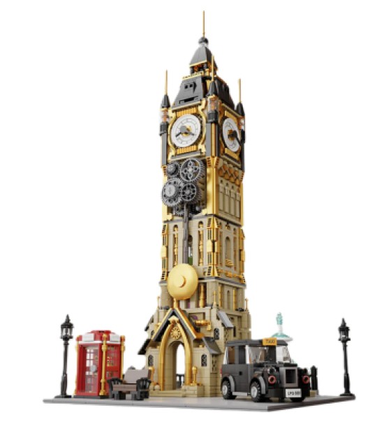 Конструктор Pantasy Original - Steampunk Парк Годинникова вежа в стилі стімпанк (85008)
