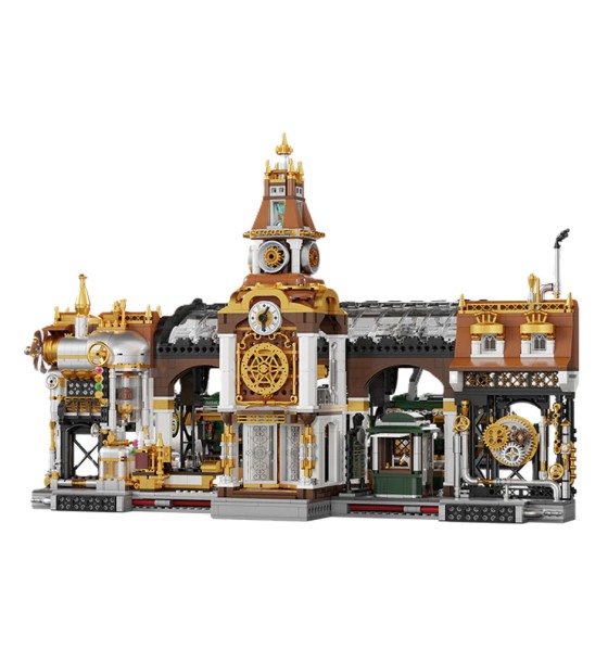 Конструктор Pantasy Original - Steampunk Залізнична станція в стилі стімпанк (85007)