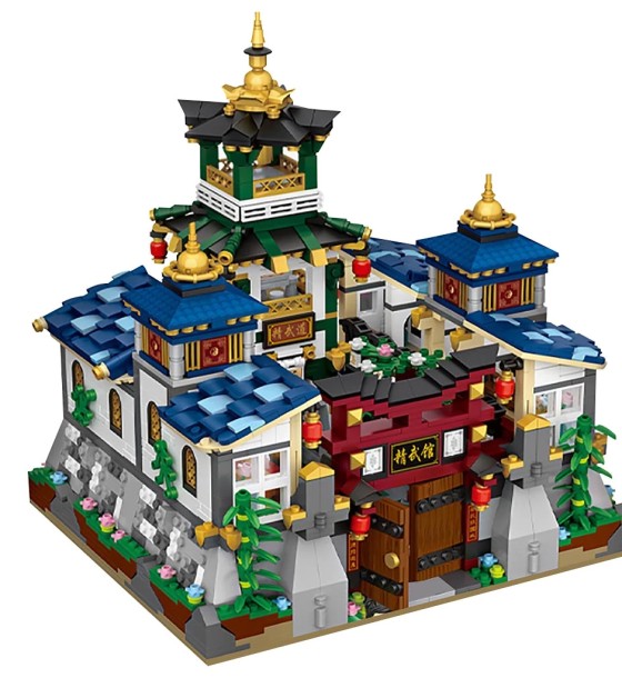 Конструктор LOZ mini Jingwu Hall без фігурок (1032)