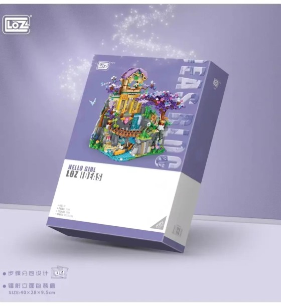 Конструктор LOZ mini Temple без фігурок (1038)