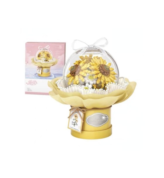 Конструктор LOZ mini букет, квіткова композиція, хризантема, Маргаритка (1299)