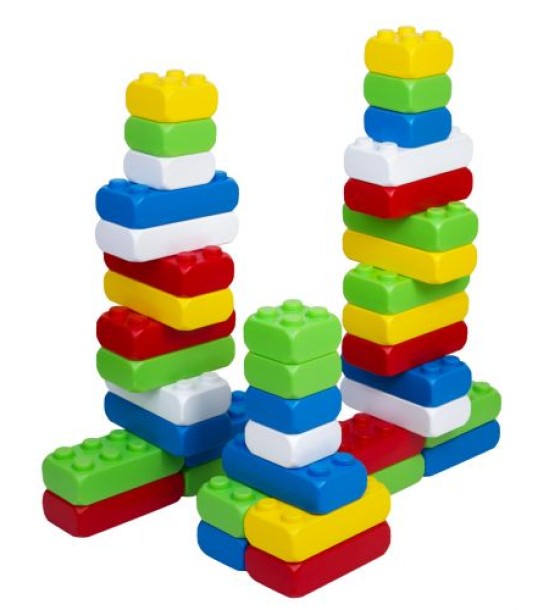 Набір дитячий "Mega Brick Bamsic №2» ( на 8 кнопок 5 штук)