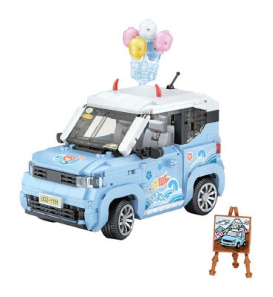 Конструктор LOZ mini Автомобіль MINI блакитний (1131)