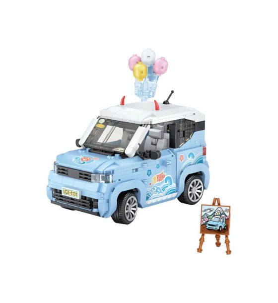 Конструктор LOZ mini Автомобіль MINI блакитний (1131)