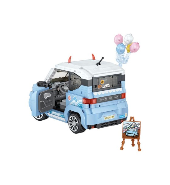 Конструктор LOZ mini Автомобіль MINI блакитний (1131)