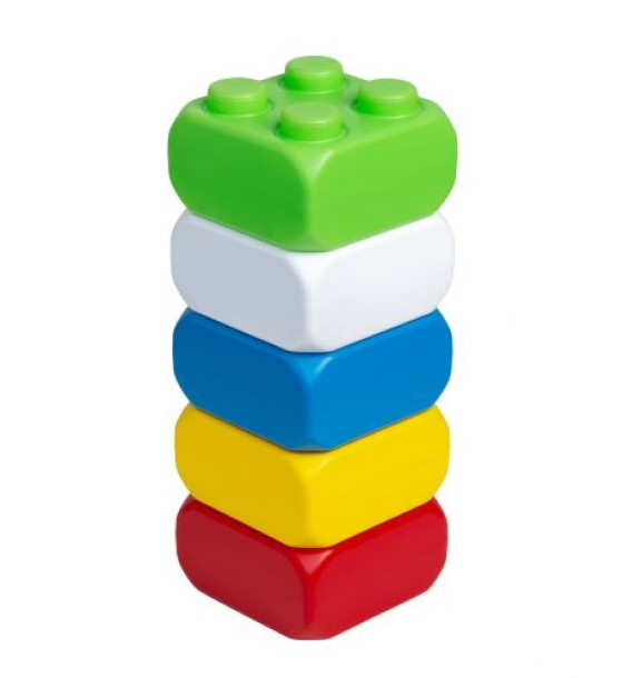 Набір дитячий "Mega Brick Bamsic №1» ( на 4 кнопки 5 штук)