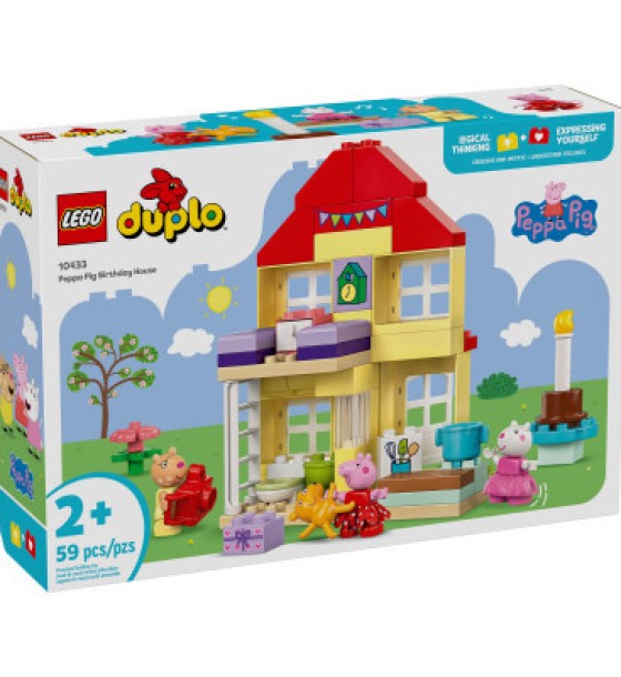 Конструктор LEGO DUPLO Peppa Pig Святковий будинок Пеппи (10433)