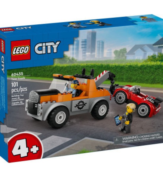 Конструктор LEGO City Евакуатор і ремонт спортивних авто (60435)