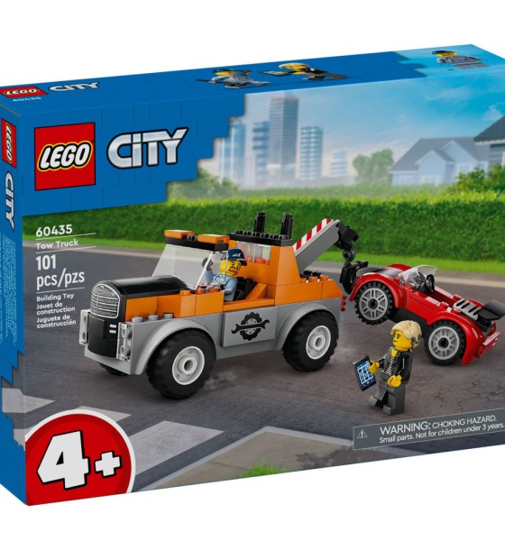 Конструктор LEGO City Евакуатор і ремонт спортивних авто (60435)