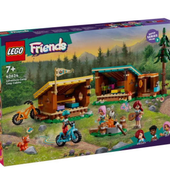 Конструктор LEGO Friends Затишні хатинки у пригодницькому таборі (42624)