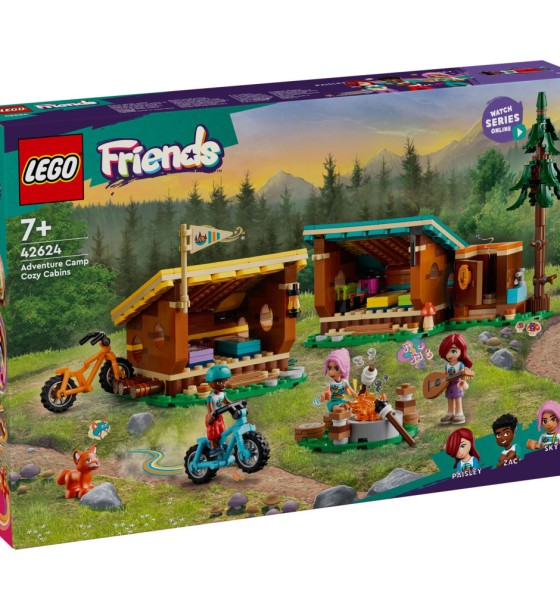 Конструктор LEGO Friends Затишні хатинки у пригодницькому таборі (42624)