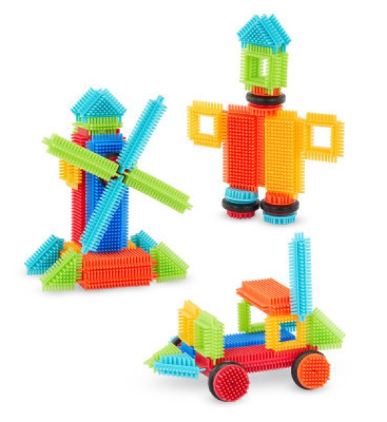 Конструктор Battat серії Bristle Blocks - Будівельник, 36 деталей (BT3099Z)