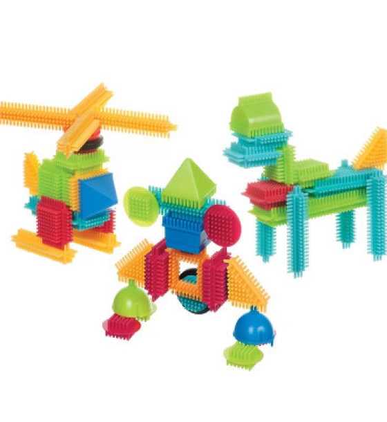 Конструктор Battat серії Bristle Blocks - Будівельник, 56 деталей (BT3070Z)