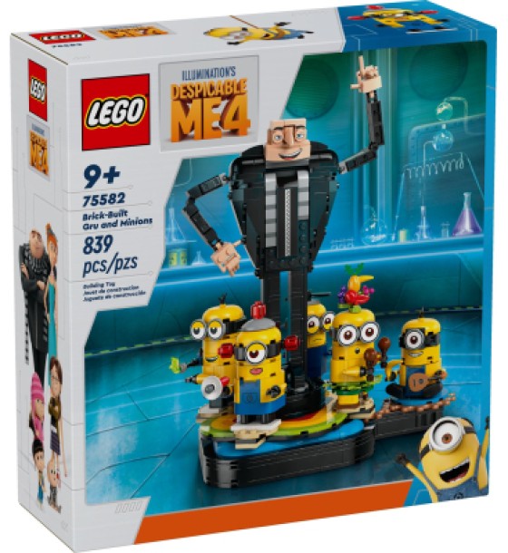 Конструктор LEGO Нікчемний я 4 Гру й посіпаки з кубиків 839 деталей (75582)