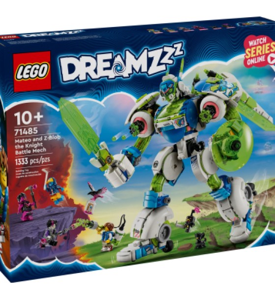 Конструктор LEGO DREAMZzz Матео й лицарський бойовий робот Зет-Блоб (71485)