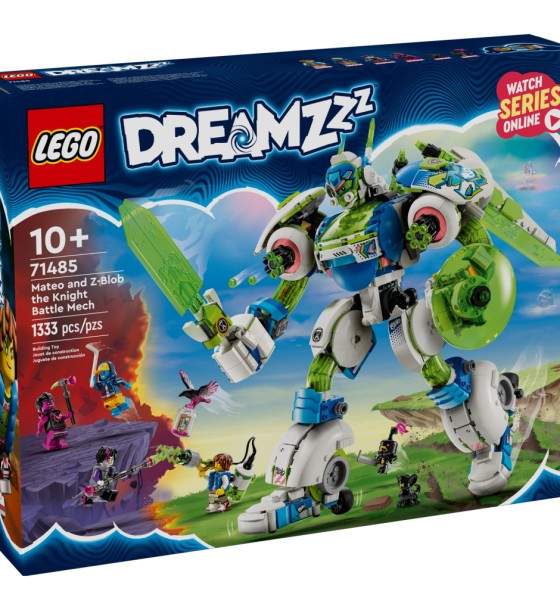 Конструктор LEGO DREAMZzz Матео й лицарський бойовий робот Зет-Блоб (71485)